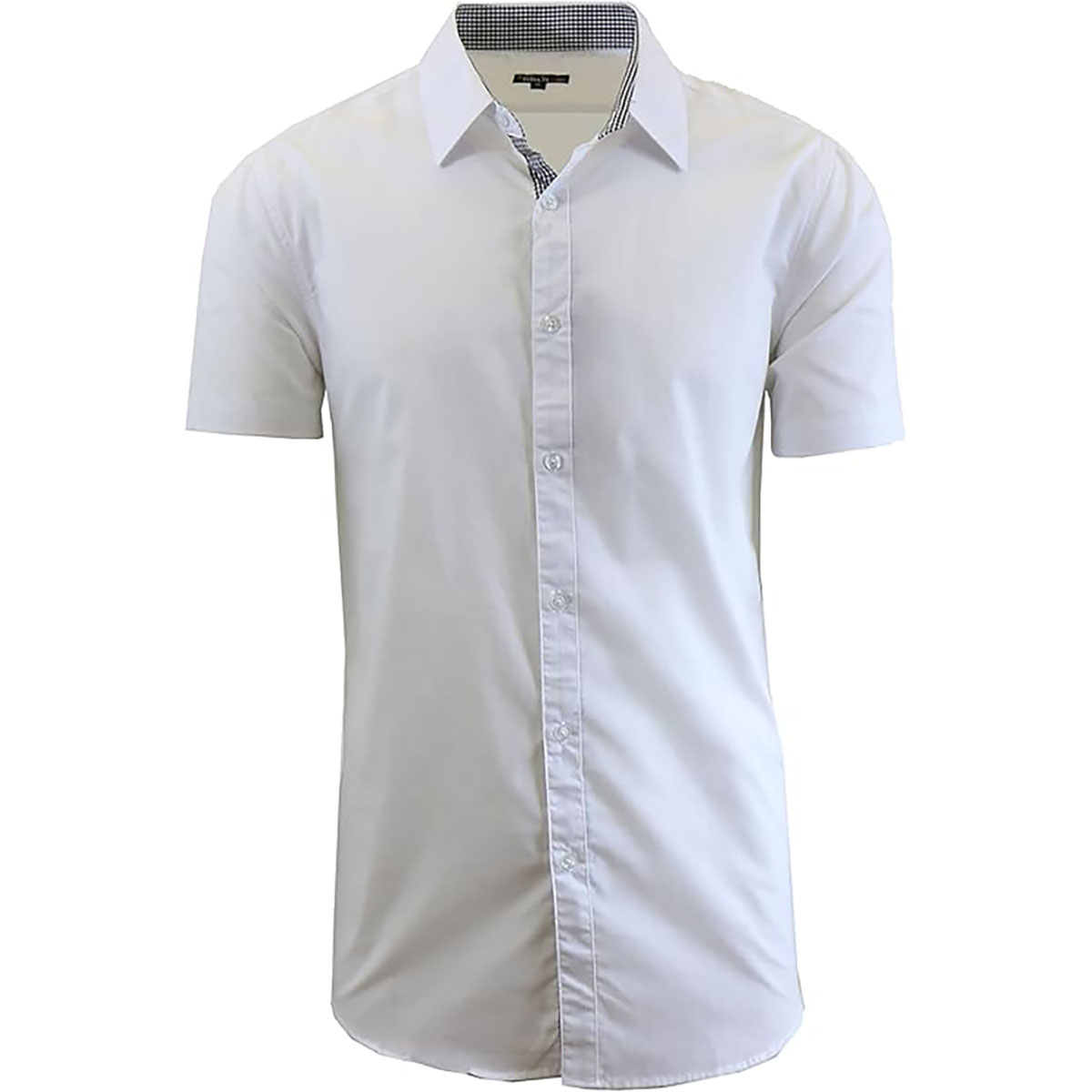 Men's Short Sleeve Dress Shirt - White - X-Large