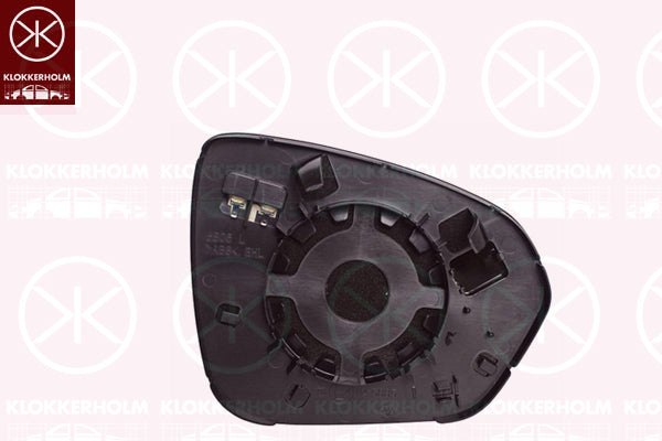 Mirror Glass, exterior mirror KLOKKERHOLM 13081061