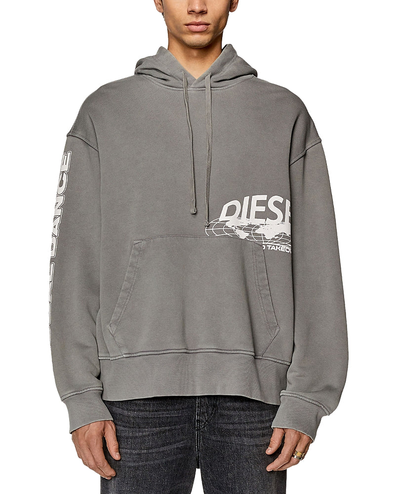 Diesel Macs Long Sleeve Graphic Hoodie