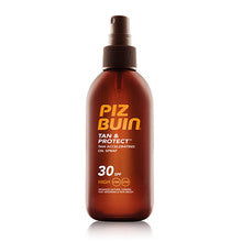 Piz buin Det fremskynder prosessen dobbelt naturale Tanning Oil Spray SPF 6 SPF 30