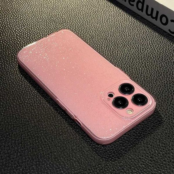 Designer Phone Case Flash glitter silicone soft case suitable for iPhone 15 16 Pro Max 14 13 12 11 XR XS 7 8 Plus jelly candy color shockpro