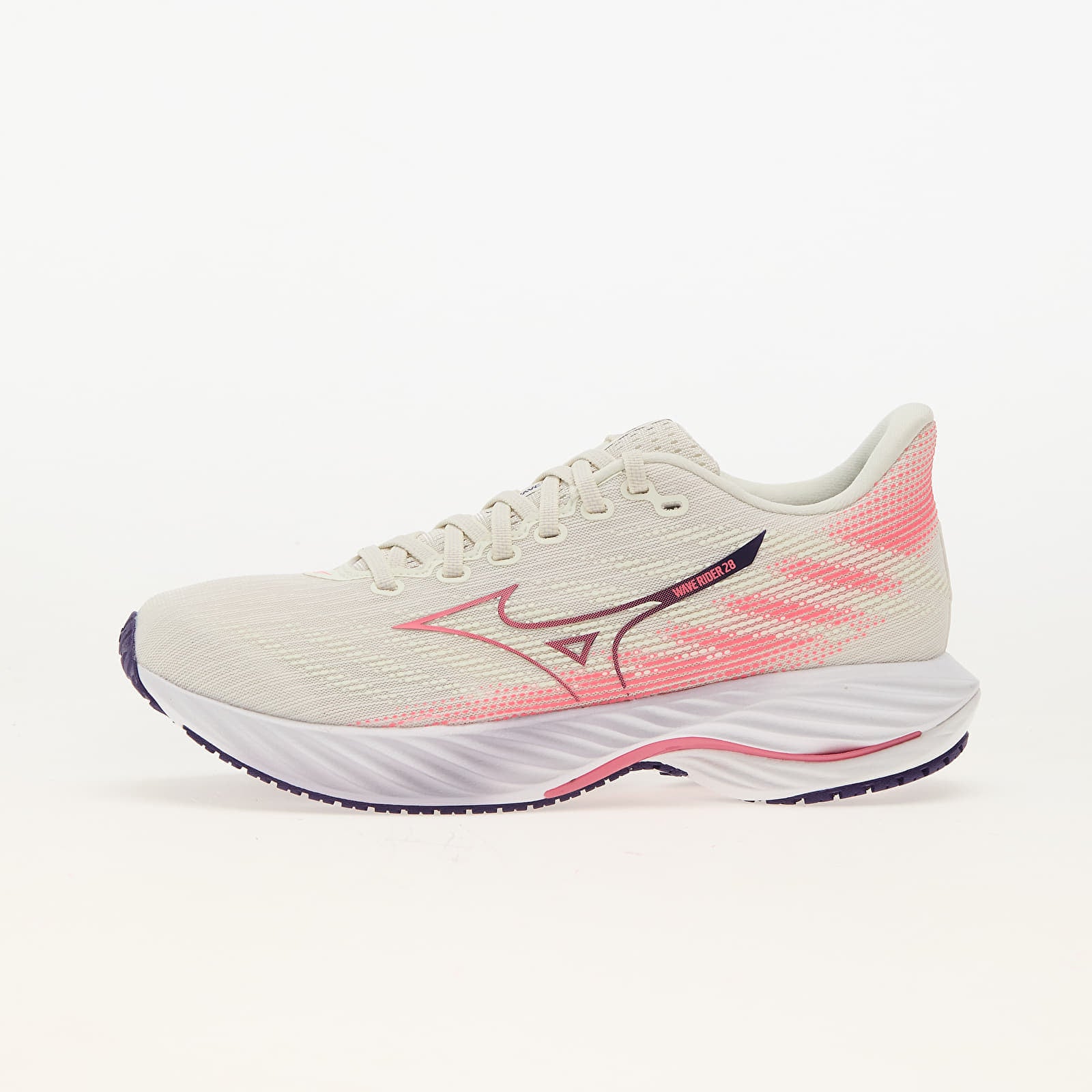 Sneakers Mizuno Wave Rider 28 MIZSnowWhite- CamelliaRose- VinI EUR 38.5