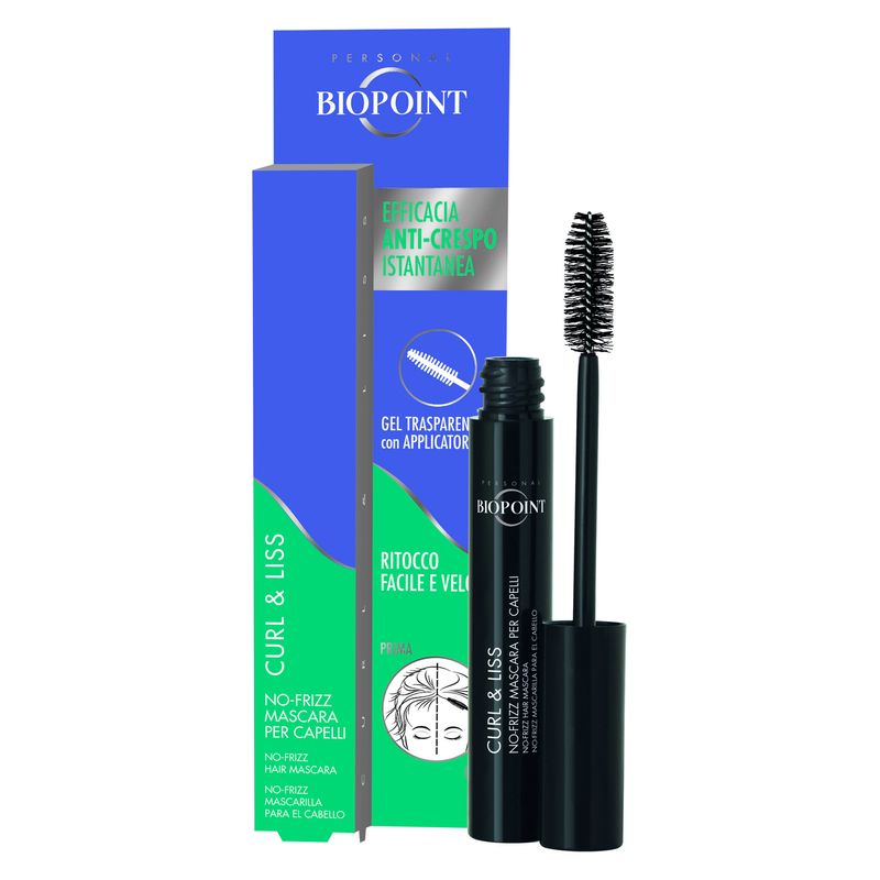 Biopoint Anti-frizz mascara för lockigt och rakt hår
