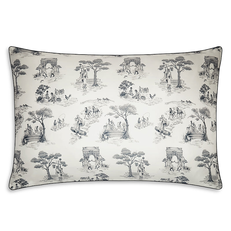 Gingerlily x Sheila Bridges Harlem Toile Silk Pillowcase, Standard