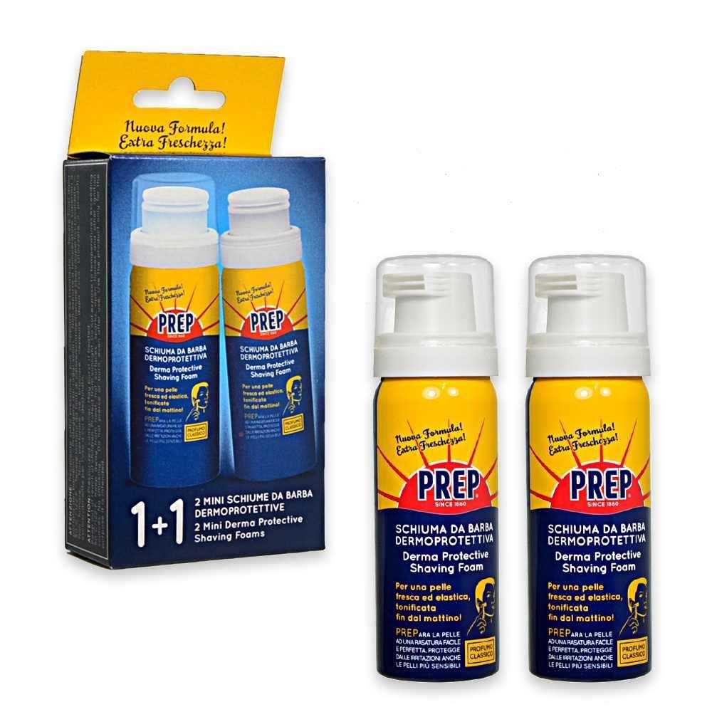 Prep shaving foam 50ml x 2