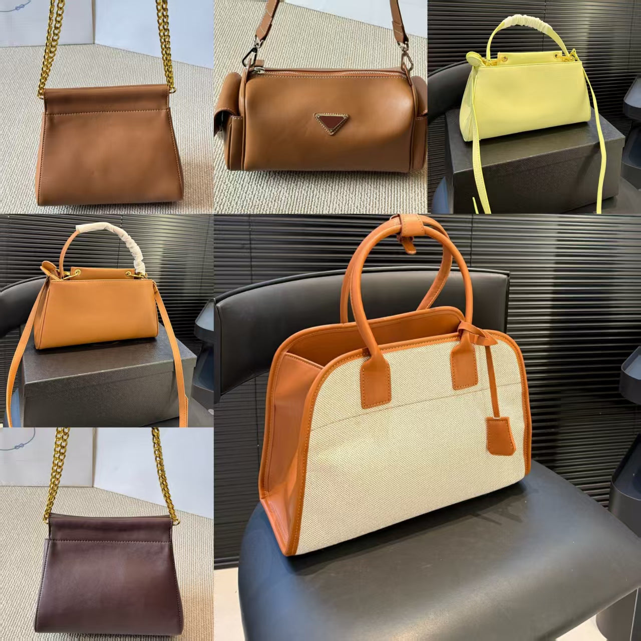 10A Designer Bag Genuine Leather Handbag Shoulder Bucket Woman Bags Puzzle Clutch Totes Crossbody Geometry Square11