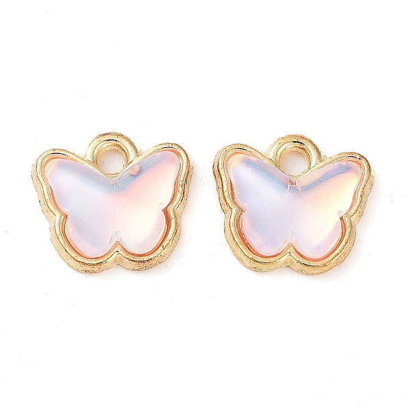 Rack-Plating-Legierungsglas-Charms