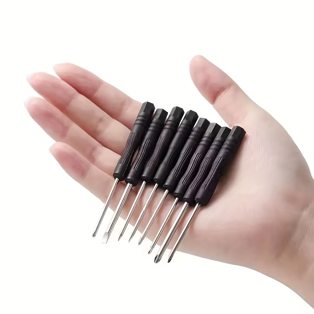 TEMU 10pcs Mini Screwdriver Set, 2mm Puzzle Repair Tool, Suitable For Training Small Repair Tools -word 5 + Word Delivery Tools