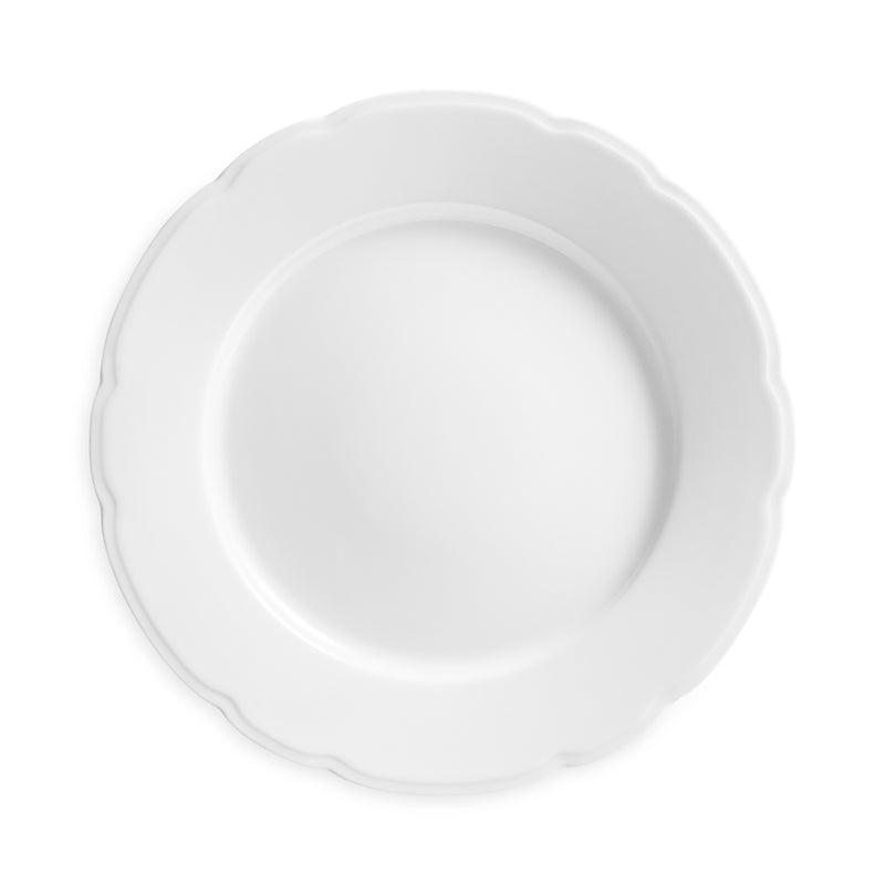 Degrenne Paris Reminiscence White Dinner Plates, Set of 4