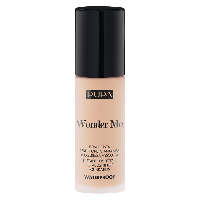 Pupa Wonder Me Fond de Teint Perfection Instantanée Légèreté Absolue et Waterproof 030 - Beige Moyen (30 ml)