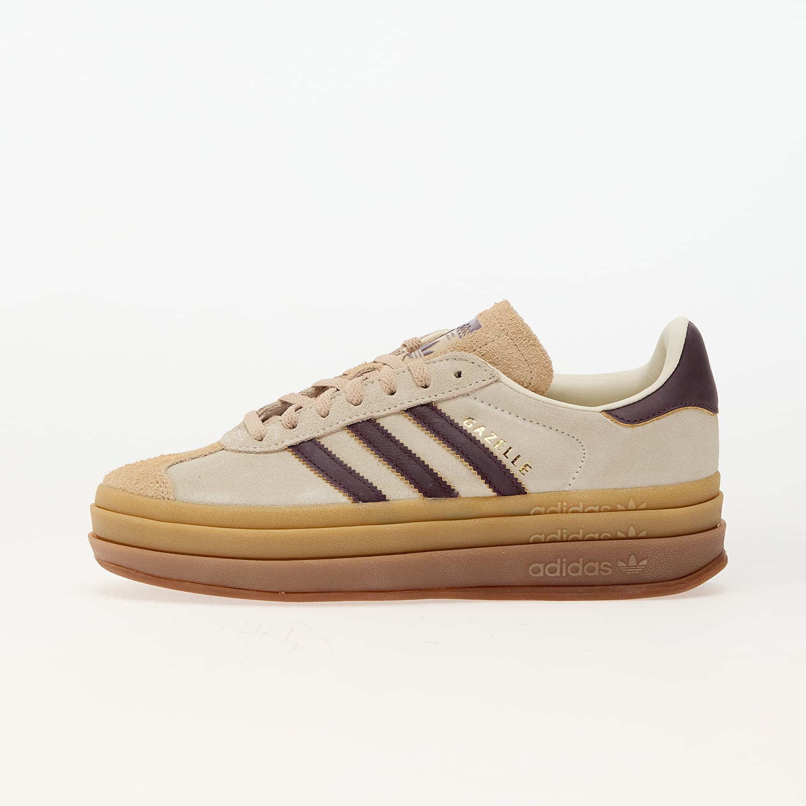 Lenkkarit adidas Gazelle Bold W Cream White- Maroon- Magic Beige EUR 39 1-3