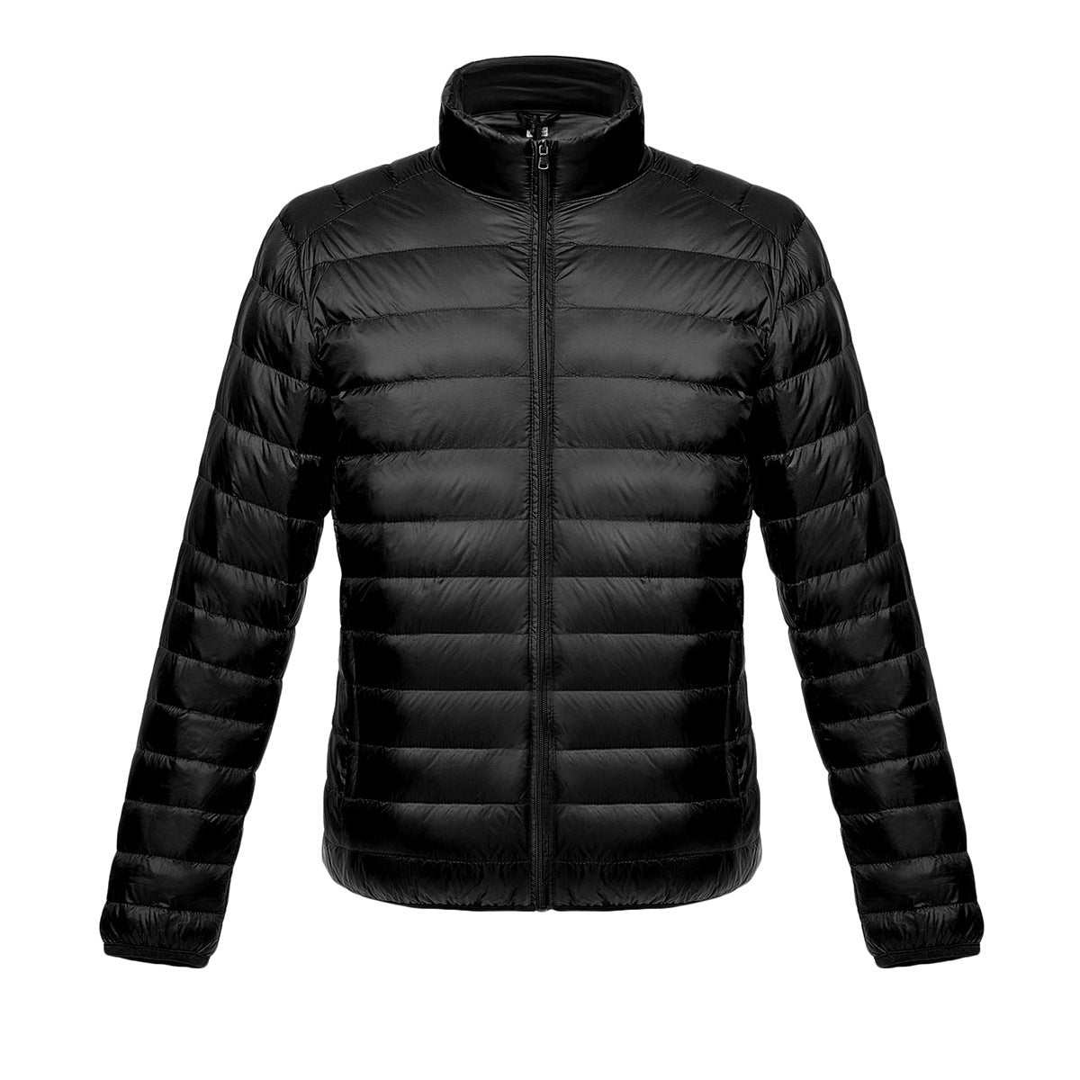 M12103 Men&#039;s lightweight down jacket, men&#039;s stand collar winter jacket, plus size men&#039;s clothing
