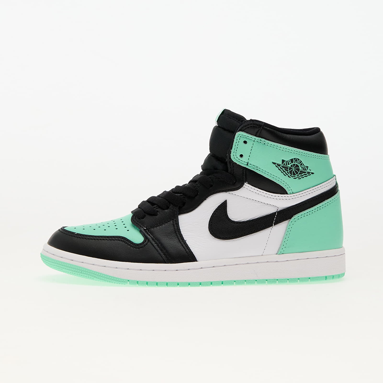 Sneakers Air Jordan 1 Retro High OG White- Black-Green Glow EUR 36.5