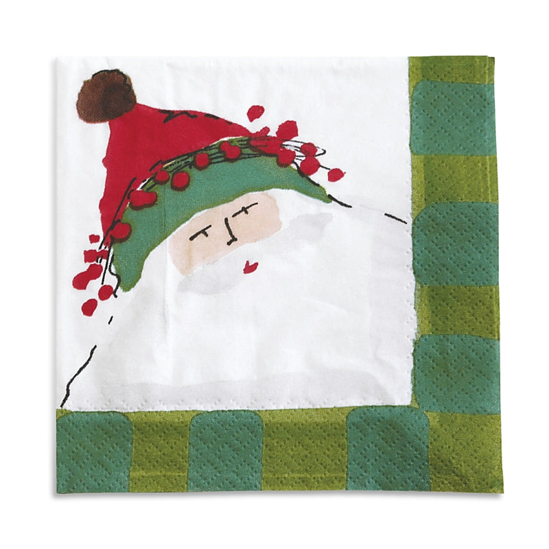Vietri Old St. Nick Paper Cocktail Napkins, Pack of 20