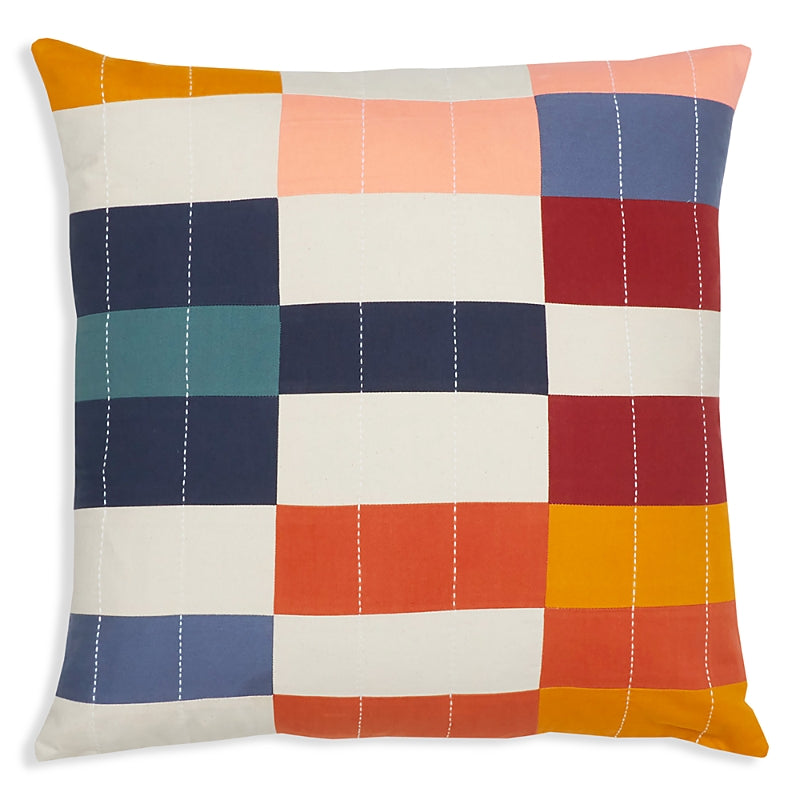 Anchal Multi Check Throw Pillow