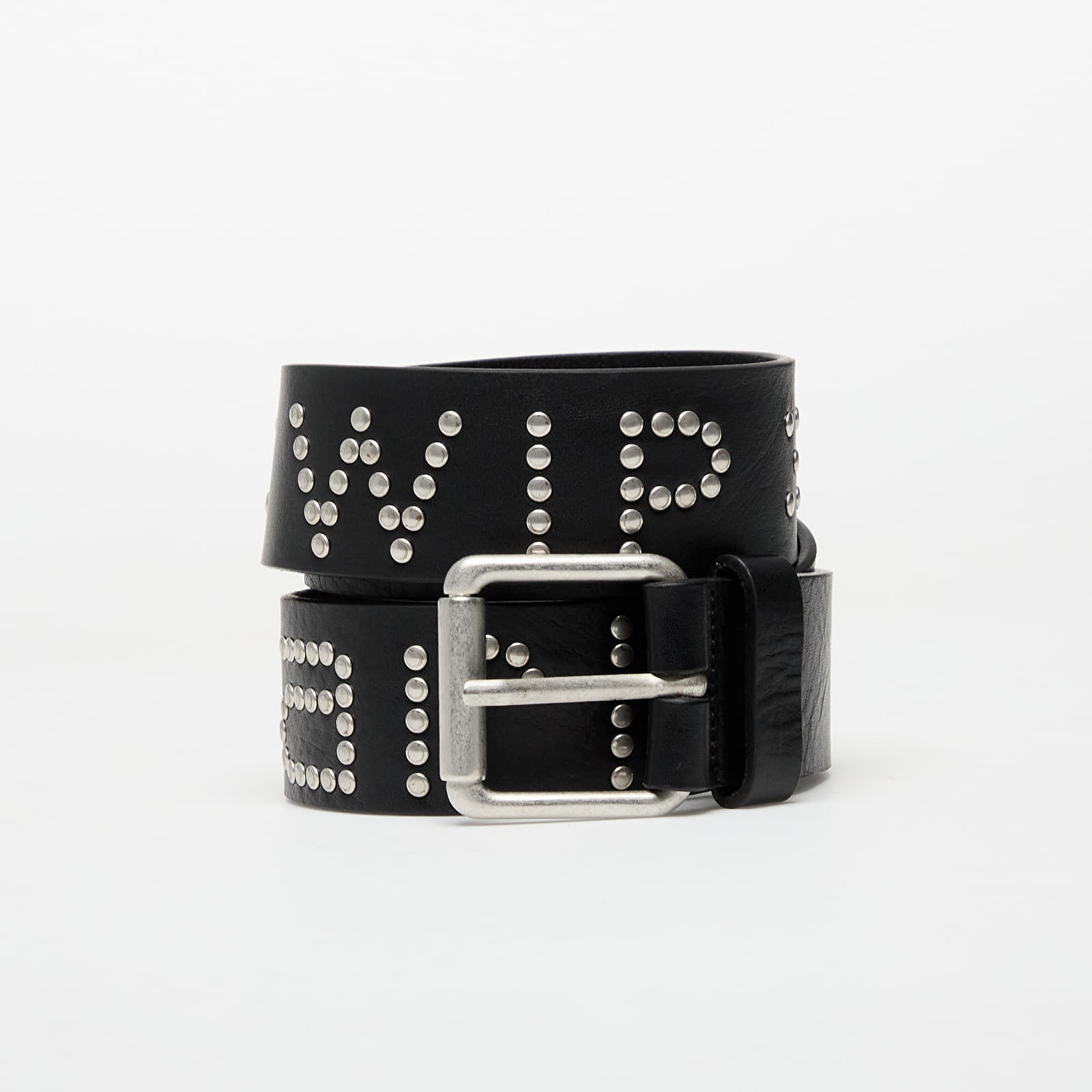 Belte Carhartt WIP Script Studs Belt Black- Silver XS