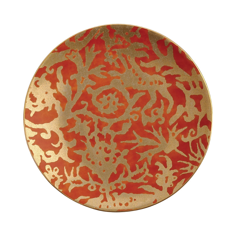 L'Objet Fortuny Dessert Plates, Pergolesi, Set of 4