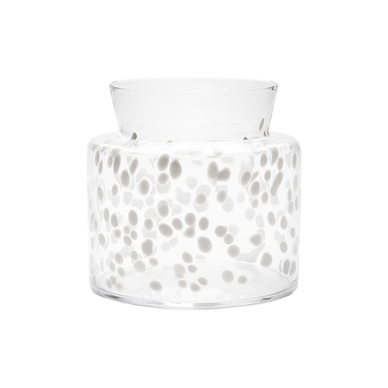 Kosta Boda Meadow Winter Vase, Wide