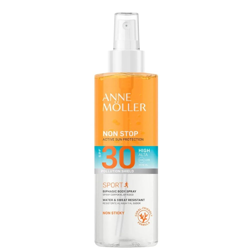 Anne Möller Inte Stop Sport Biphasic Body Spray Spf30 150ml