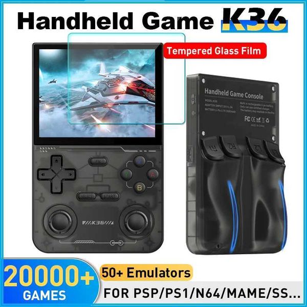 Dual Joystick Handheld Game K36 Video Game Console 20000 Games 50 EMulators for PS1-PSP-NDS-N64-MAME Pocket Retro Game Player Y240808