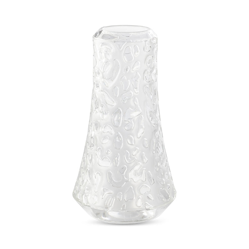 Lalique Panther Crystal Vase, Clear