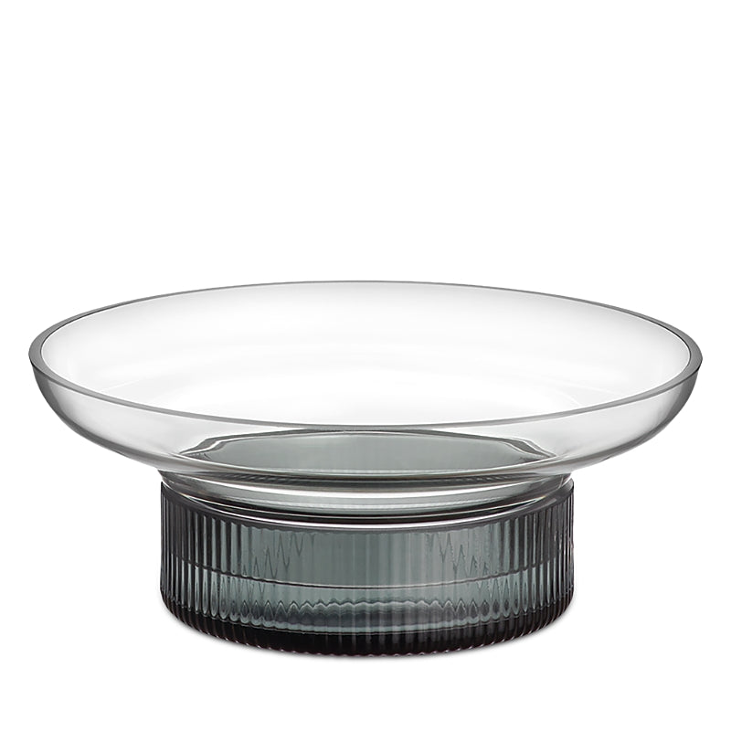 Orrefors Ensemble Smokey Blue-Gray Vase, Small