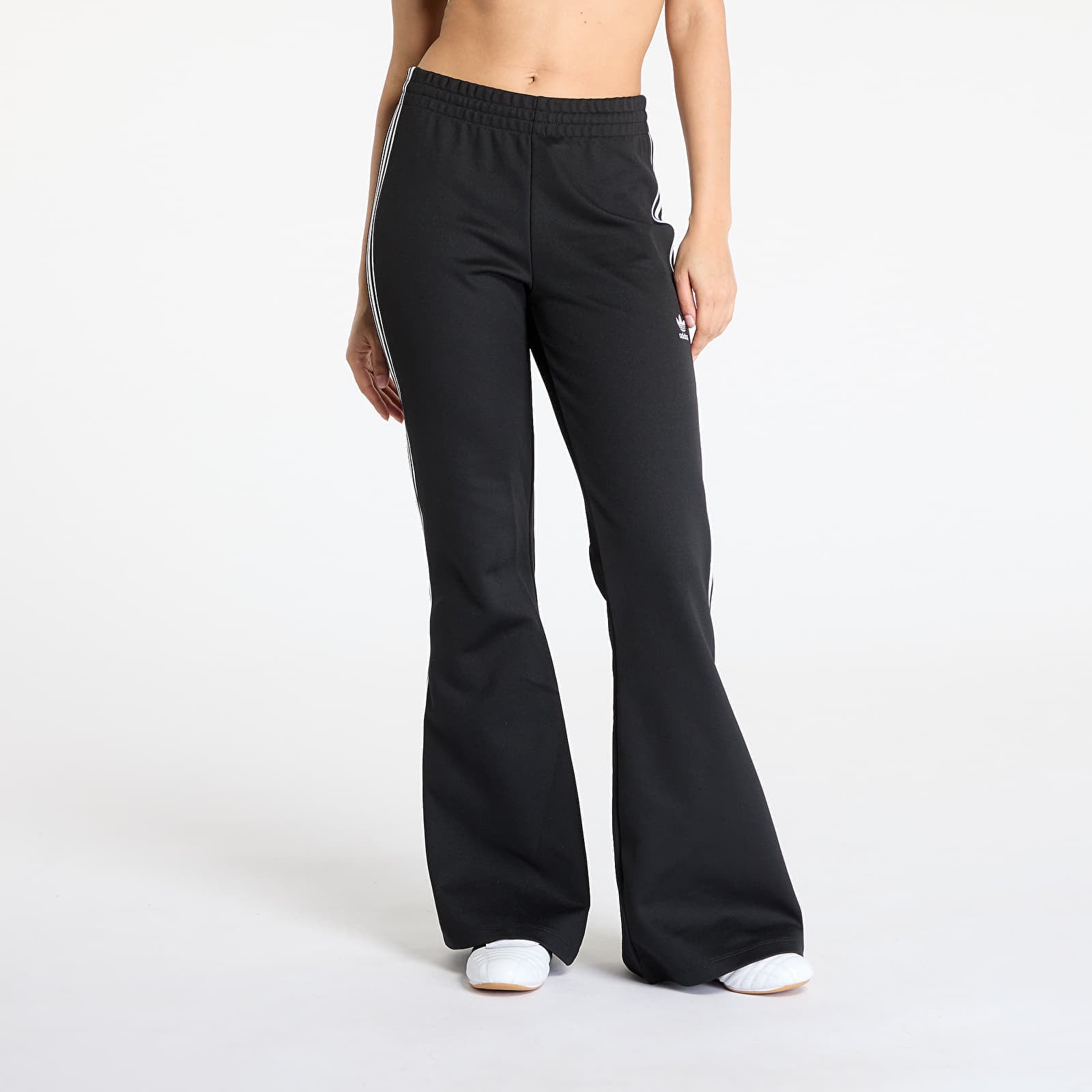 Housut adidas Adicolor 3 Stripe Flared Track Pant Black XS