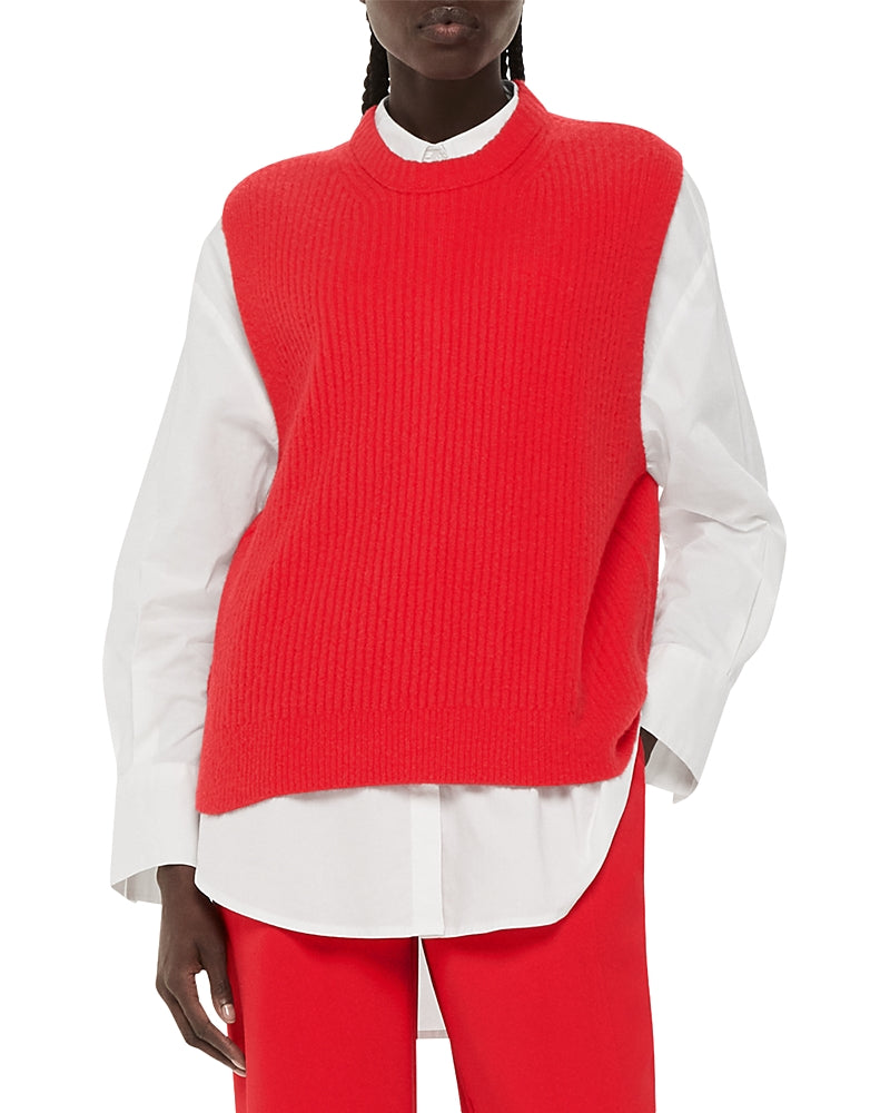 Whistles Textured Rib Tank Top