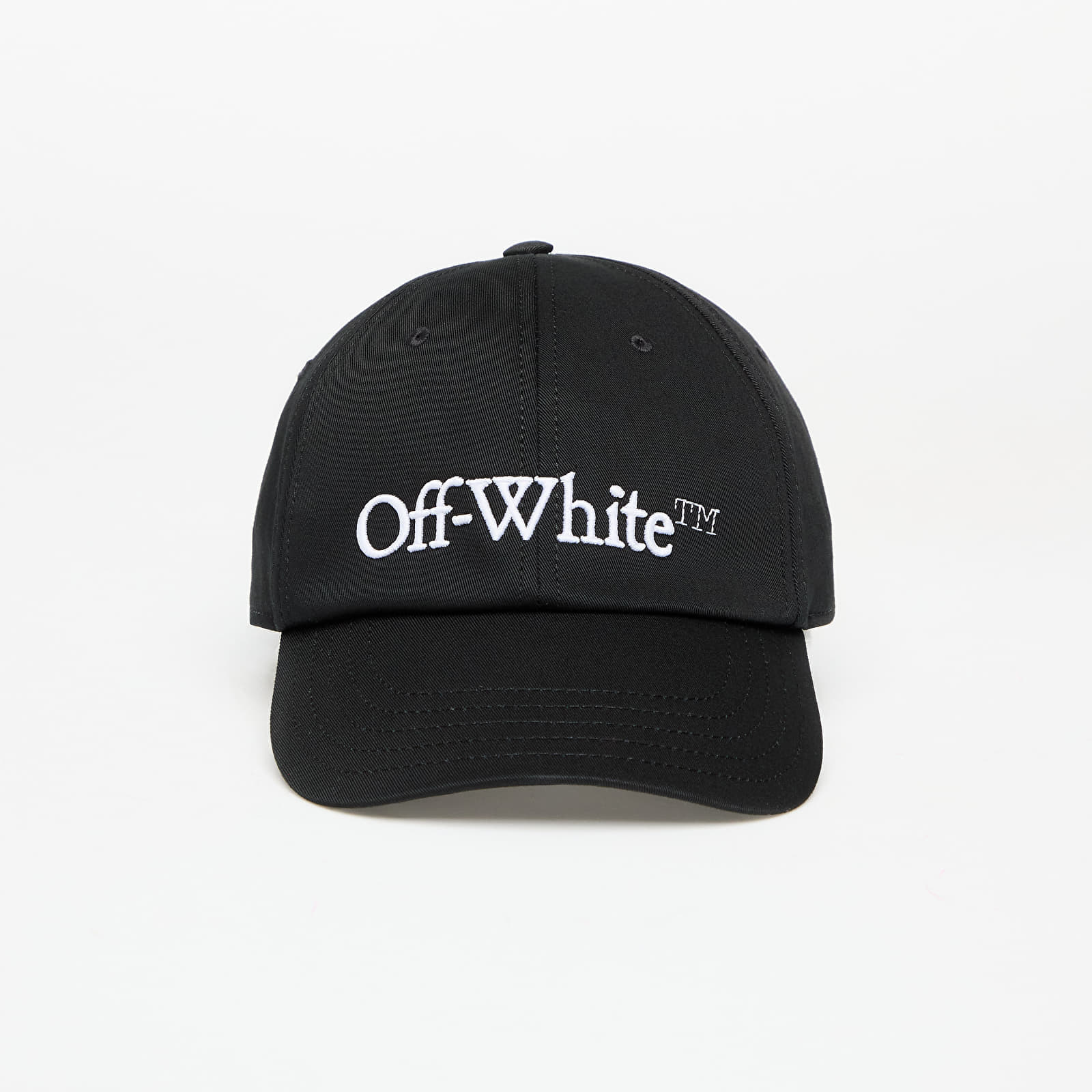 Keps Off-White Drill Bookish Baseball Cap Black- White Universal