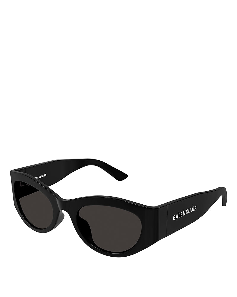 Balenciaga Paper Oval Sunglasses, 54mm