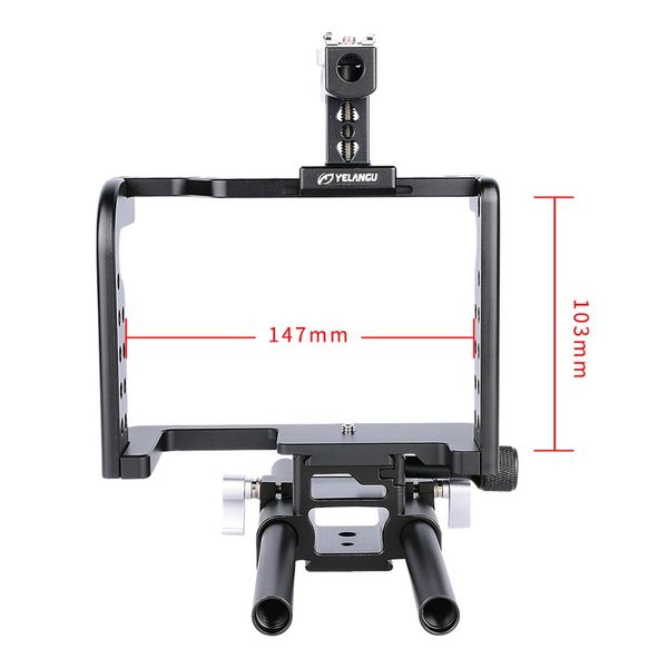 GH5 Camera Cage Film Movie Making Video Stabilizer Cage Rig Kit Matte Box+Follow Focus+Handle Grip for Panasonic Lumix GH5S GH4