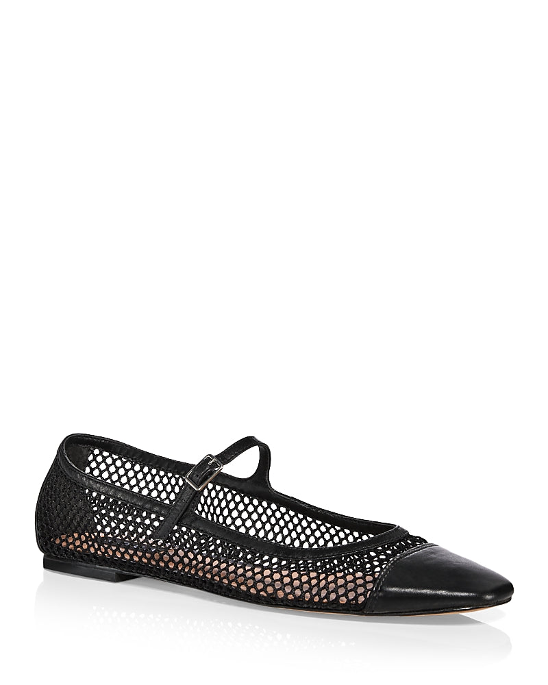 Aqua Women's Mesh Round Toe Ballet Flats - Exclusive