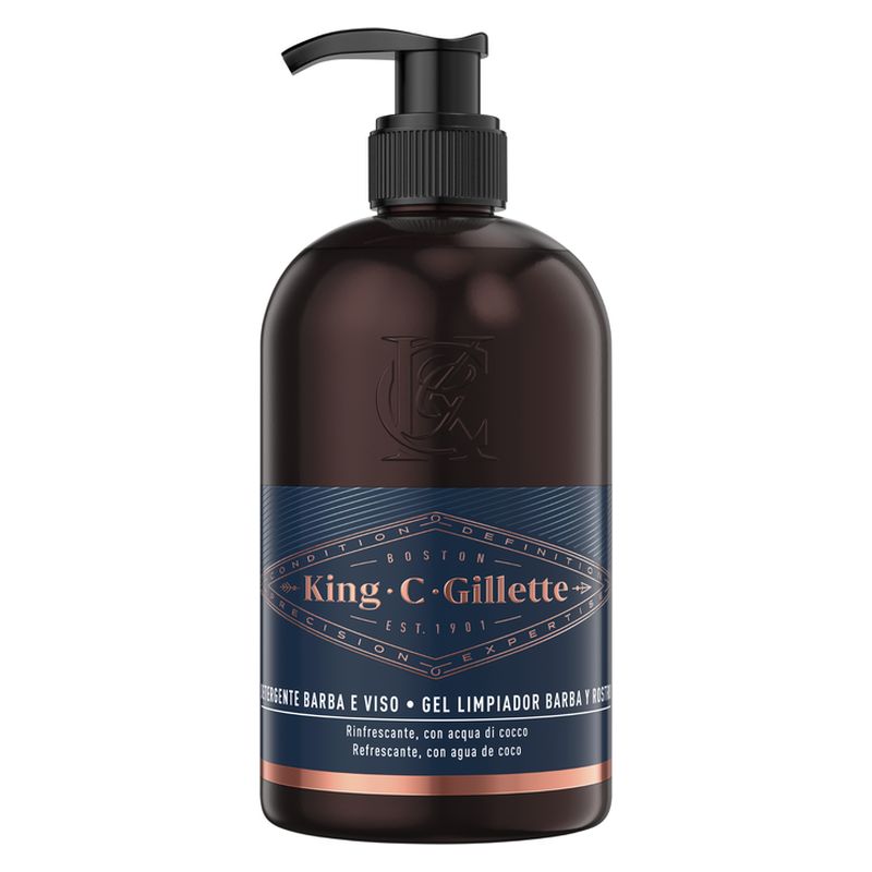 Gillette King C Gillette Beard and Face Cleanser 350ml
