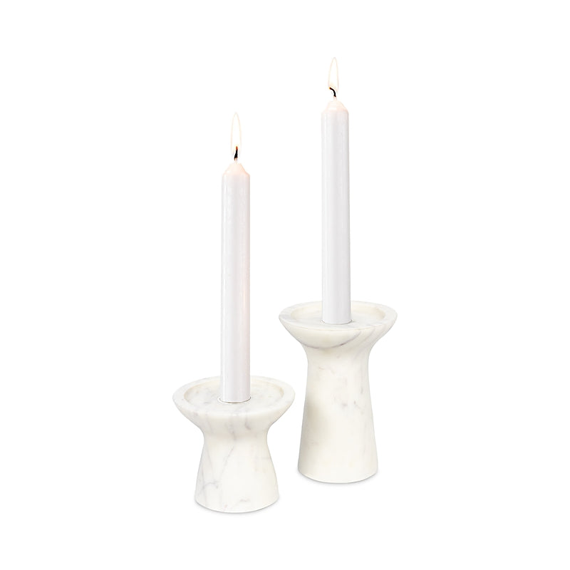 Regina Andrew Klein Marble Candle Holder, Set of 2