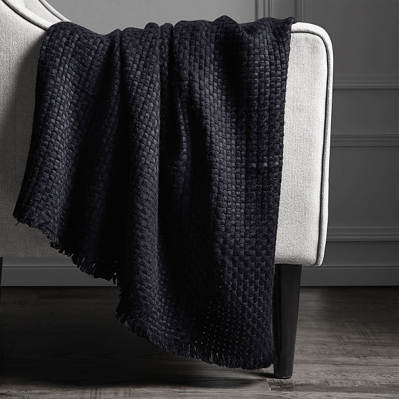 Donna Karan Home Serenity Basketweave Throw