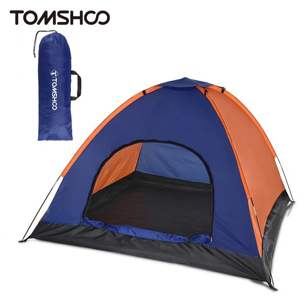 TOMSHOO 34 Persons Camping Tent Lightweight Outdoor Backpacking with Rain Fly for Family Hiking Beach Fishing 240711