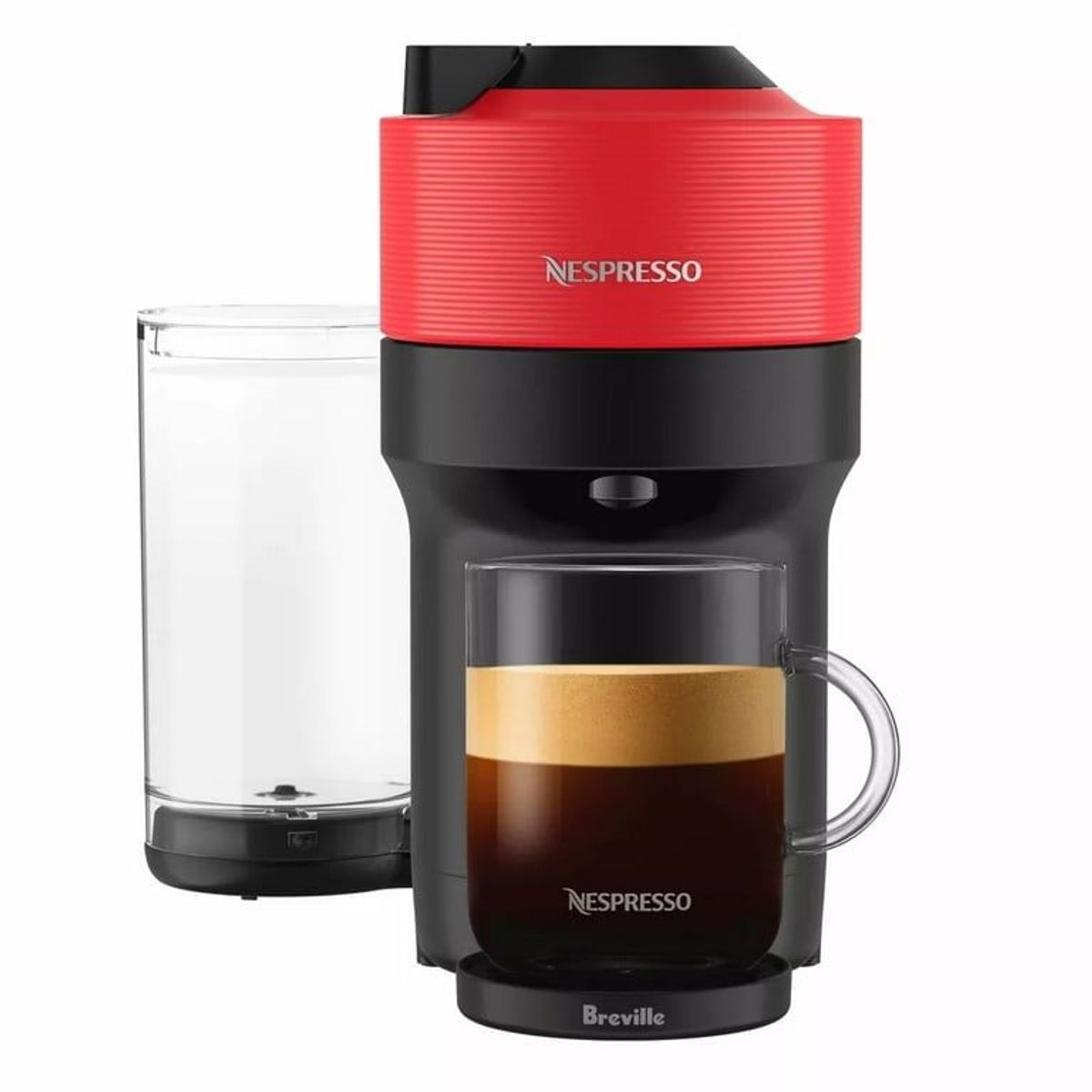 Nespresso Vertuo Pop+ Combination Espresso and Coffee Maker - Nespresso Vertuo Pop+ - Red