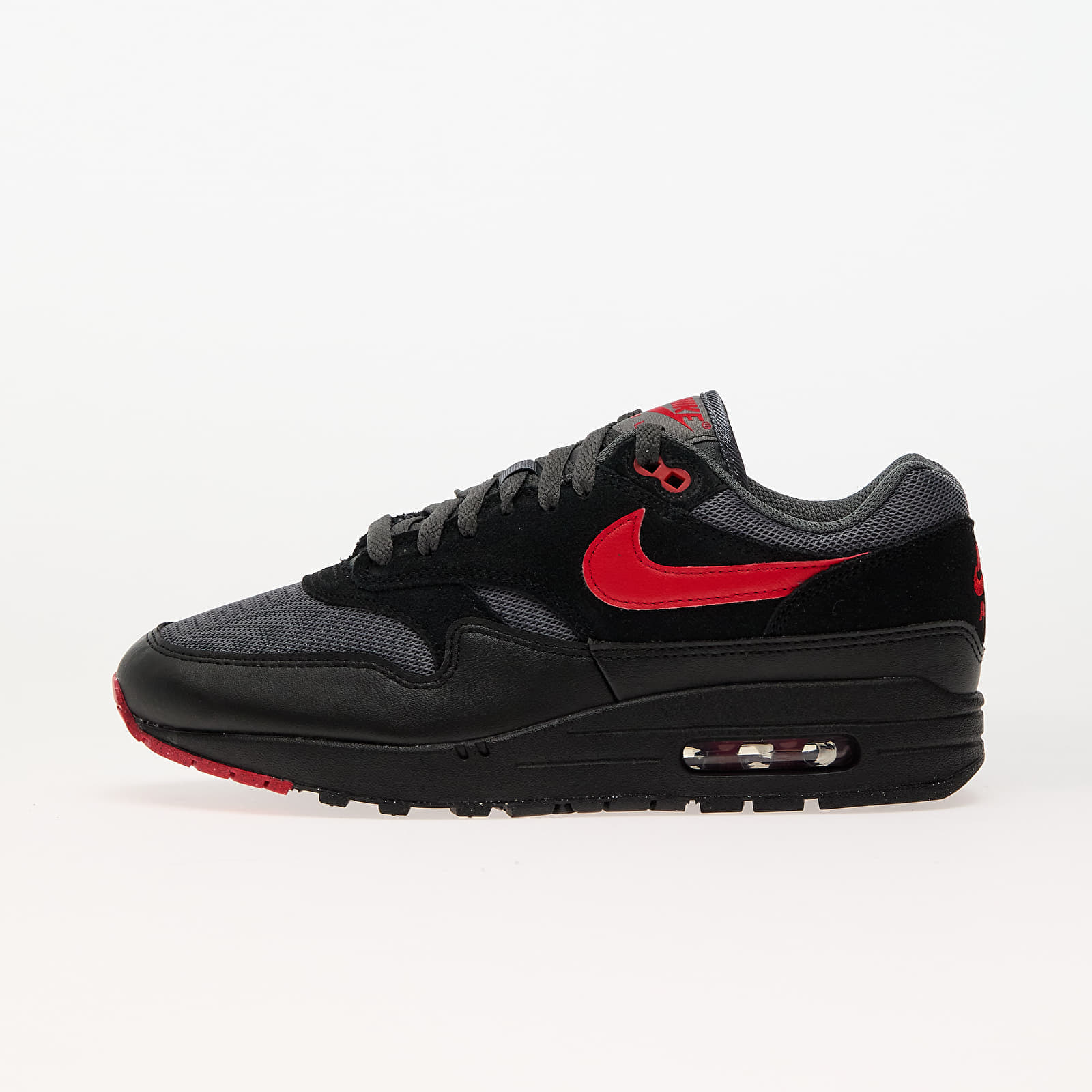 Sneakers Nike Air Max 1 Essential Black- University Red-Iron Grey EUR 41