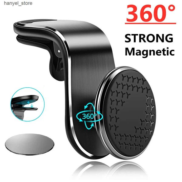 Cell Phone Mounts Holders Magnetic car phone holder air vent magnetic car holder G-type smartphone holder car holder L240910