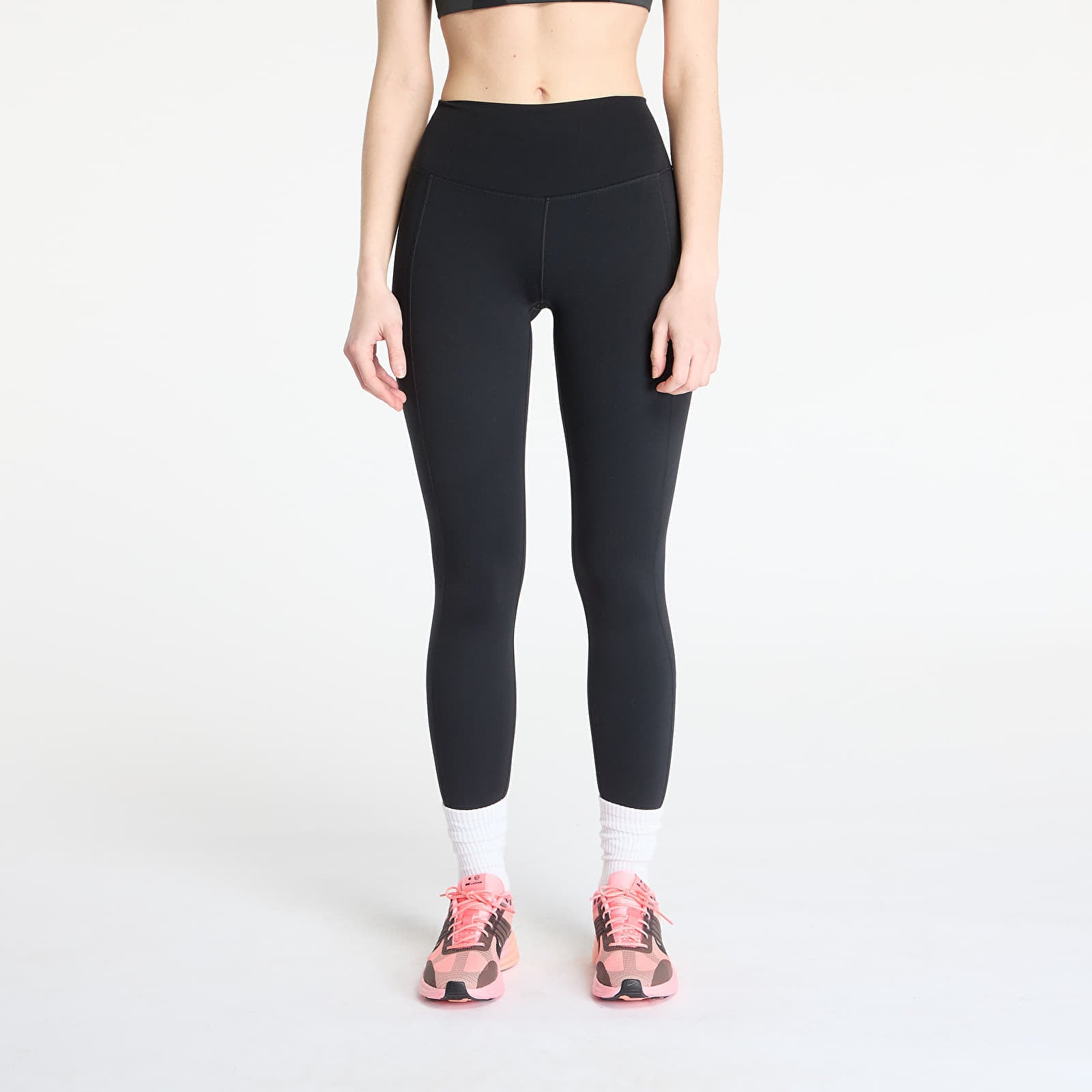Byxor Nike One Fitted Women's High-Waisted Full-Length Leggings Black M