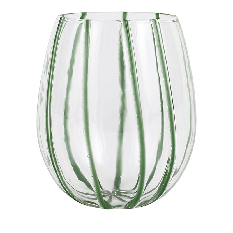 Vietri Nuovo Stripe Stemless Wine Glass