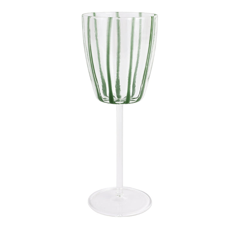 Vietri Nuovo Stripe Wine Glass