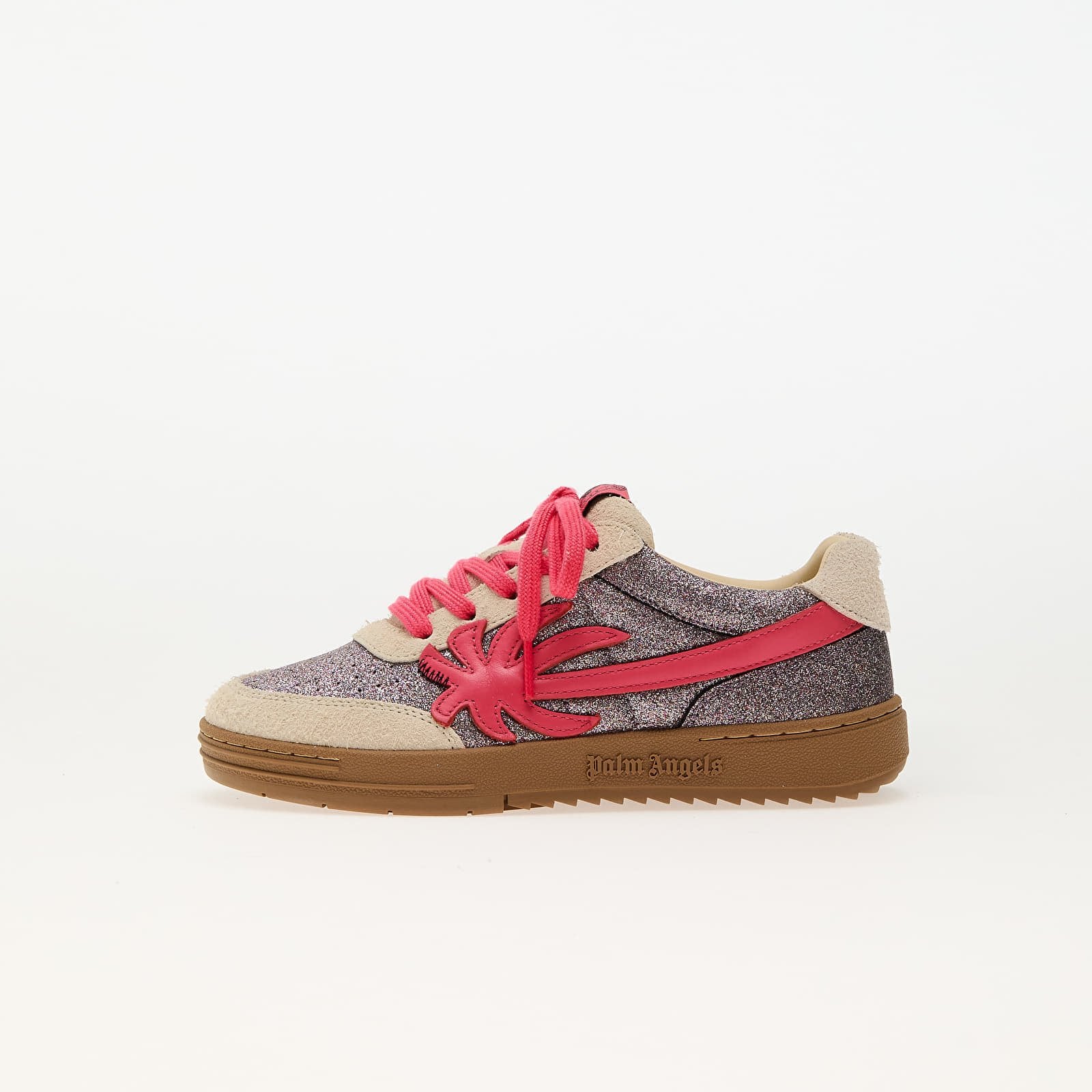 Sneakers Palm Angels Kids Palm Beach University Glitter Silver EUR 32