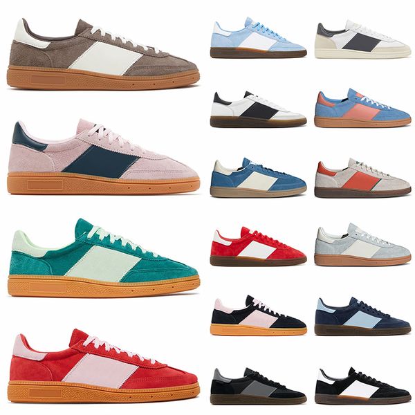 Flat Navy Leather Suede Collegiate Green Designer Casual Shoes Womens Mens Handball speziale sneakers spezialsneakers Wonder Clay Earth Stra