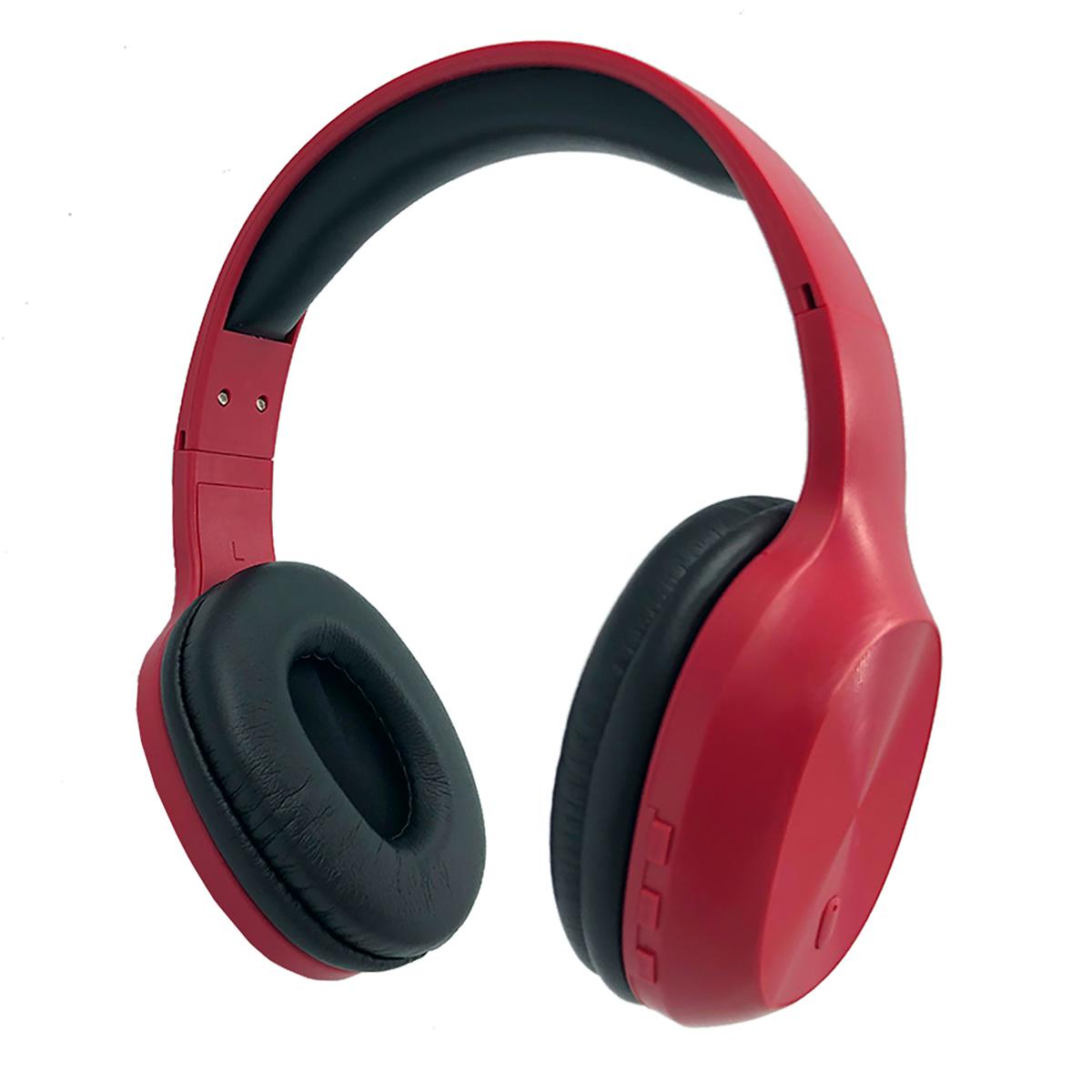 Digital Basics Air Maestro Bluetooth Headphones - Air Maestro Bluetooth Headset-  Red