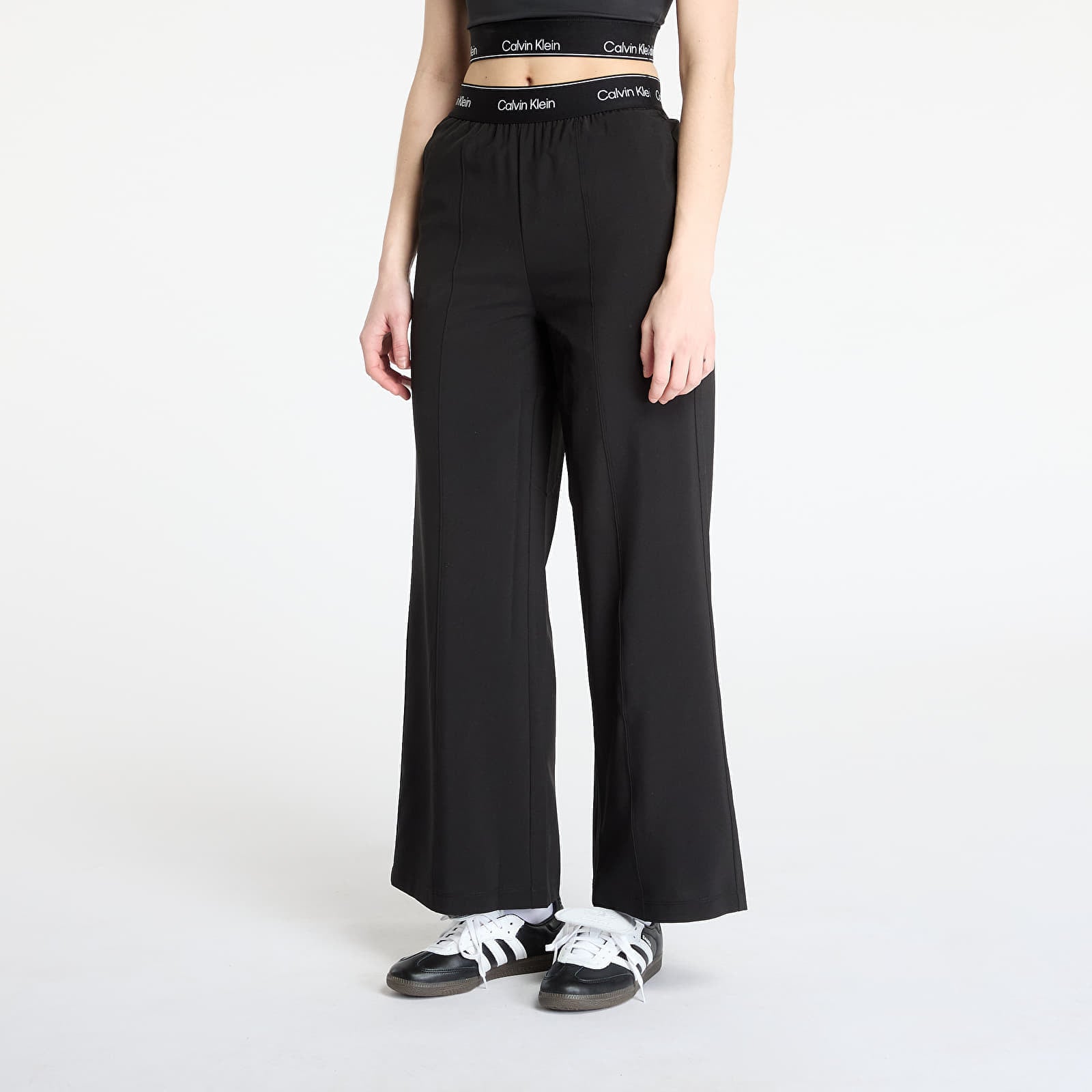 Housut Calvin Klein Sport Wo - Wide Leg Pant Black M