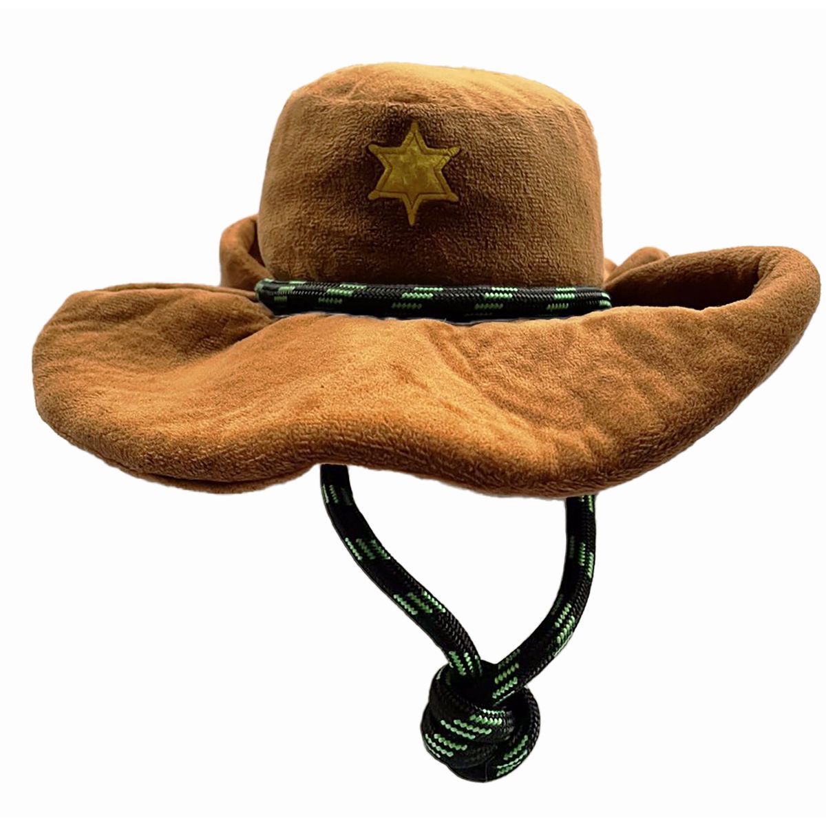 Scoochie Pet Squeaky Dog Toy - Cowboy Hat