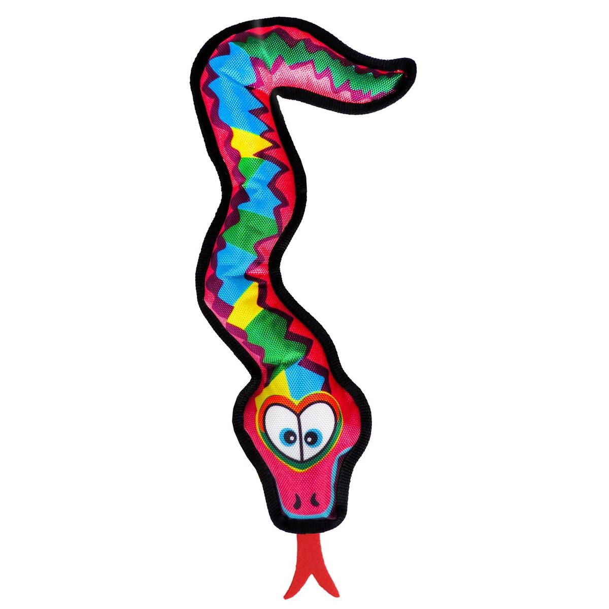 Scoochie Pet Squeaky Toy for Dogs - Staci Snake Squeaky Dog Toy