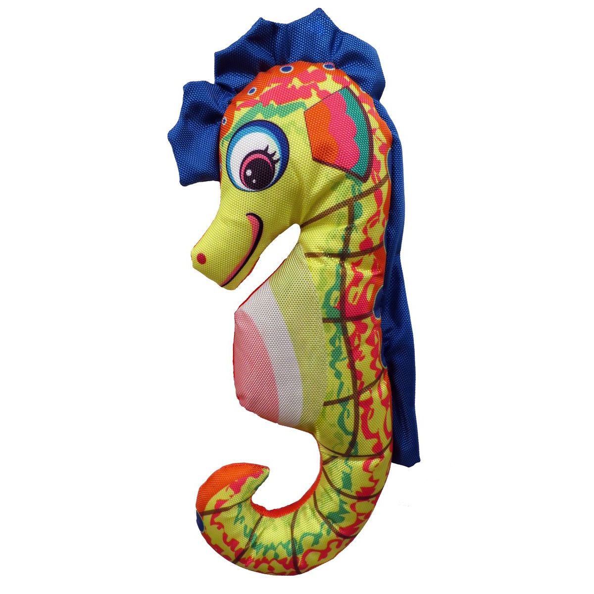Scoochie Pet Squeaky Toy for Dogs - Suzy Sea Horse Squeaky Plush Dog Toy