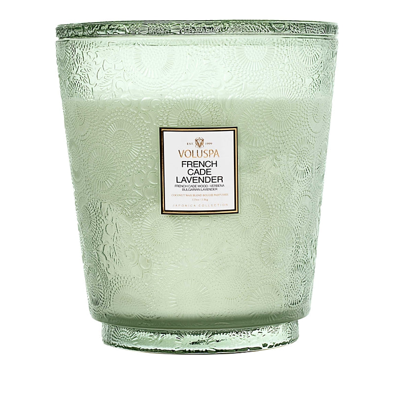 Voluspa French Cade Lavender 5 Wick Hearth Candle, 123 oz.